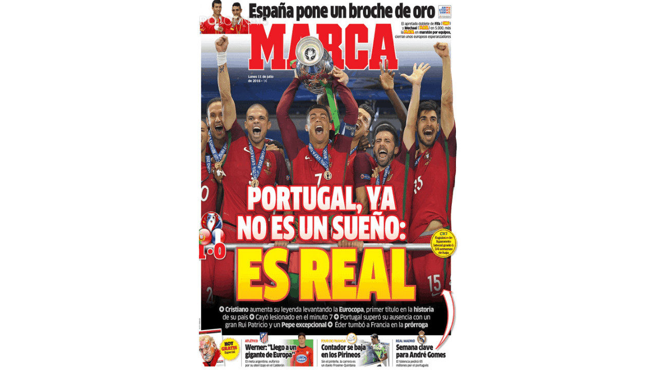 Euro2016: O dia em que Portugal festejou um título inédito - Europeu -  Jornal de Negócios