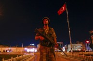 Militar na praça Taksim, Istambul