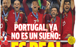 A vitória portuguesa nos jornais 