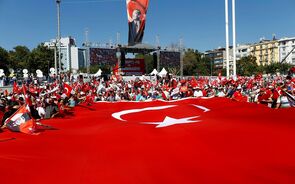 Turquia Istambul manifestação 24 de Julho
