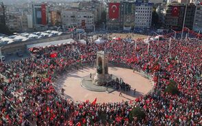 Turquia Istambul manifestação 24 de Julho