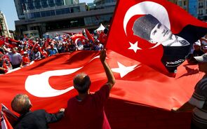Turquia Istambul manifestação 24 de Julho