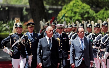 Fotogaleria: Marcelo recebe Hollande em Belém