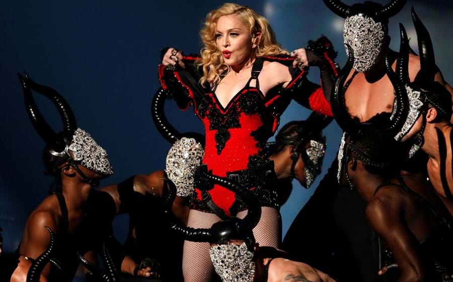 12 – Madonna – 76,5 milhões de dólares