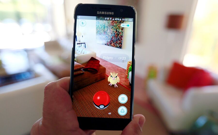 Pokemon Go no telemovel
