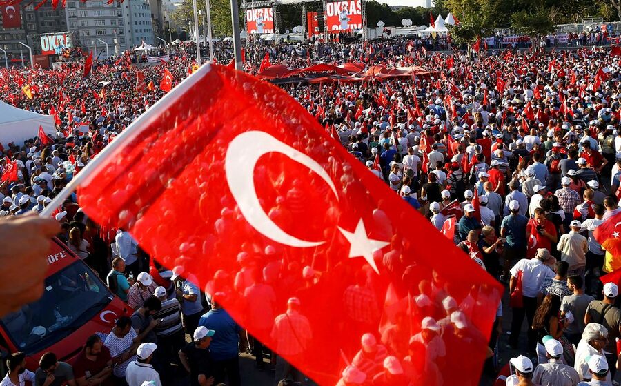 Turquia Istambul manifestação 24 de Julho
