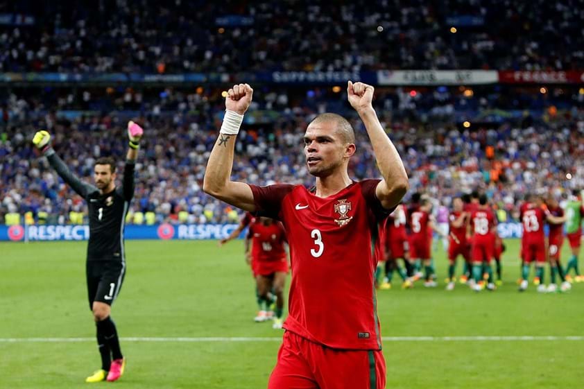 Homens do jogo no Euro 2016: Pepe eleito a fechar