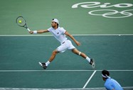 João Sousa perdeu frente a Juan Martin Del Potro