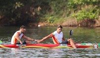 Emanuel Silva e João Ribeiro terminaram a final de K2 1000 metros em quarto lugar, conquistando um diploma, mas a 296 milésimos da medalha de bronze. 