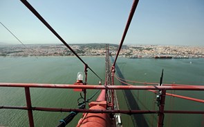 Investimento nas obras da Ponte 25 de Abril ascende a 20,5 milhões
