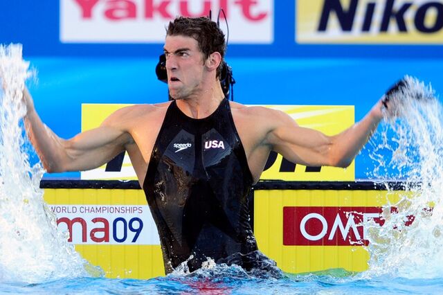 Nike 'rouba' Phelps  à rival durante 15 minutos 