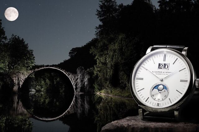 Alta relojoaria: as fases da lua no Saxonia Moon Phase 