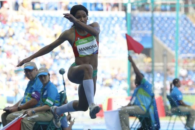 Dia 9: Patrícia Mamona fica no 6º lugar mas com recorde nacional