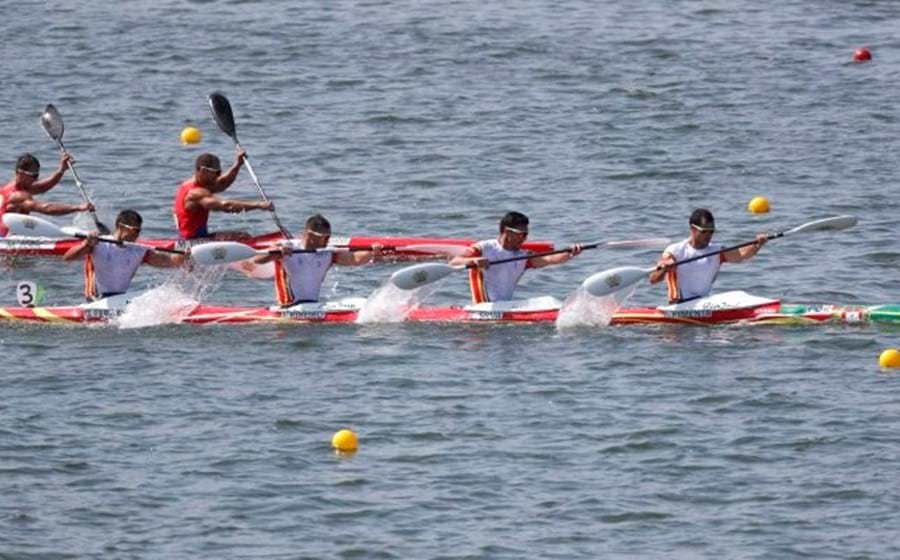 David Fernandes, Emanuel Silva, Fernando Pimenta e João Ribeiro apuraram-se para a final de canoagem K4 1000m.