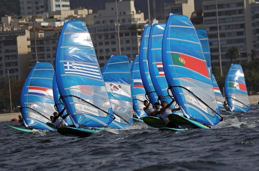 Joao Rorigues ficou em 18.º no RS:X; Sara Carmo está em 34.ª posição na classe Laser Radial e Gustavo Lima terminou na 14.ª posição as duas primeiras regatas da classe Laser.