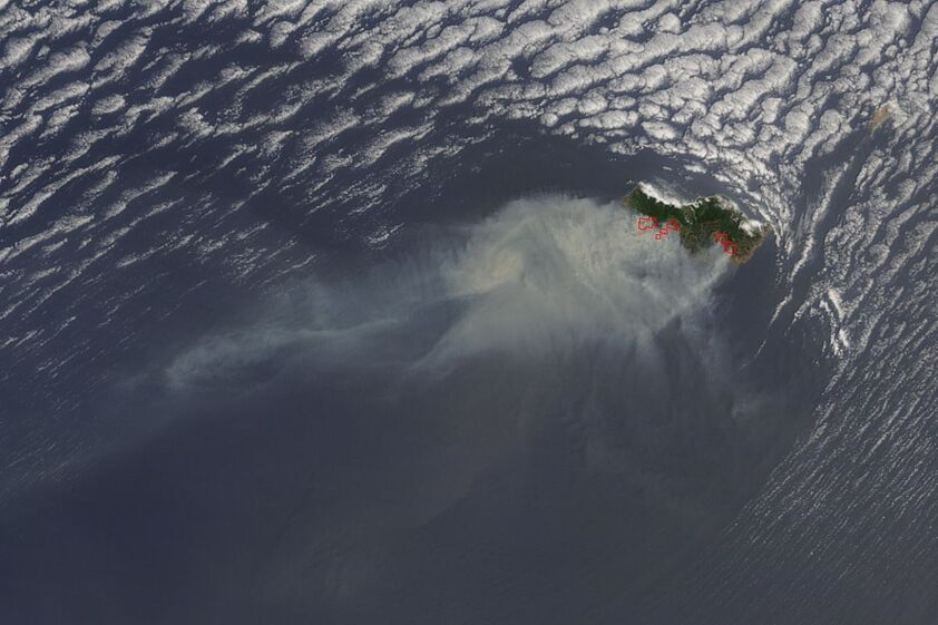 Madeira incêndios NASA