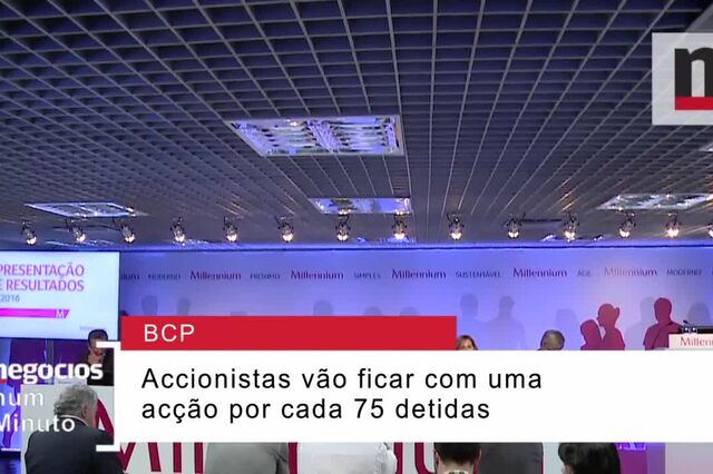 Como vai ser feita a fusão das acções do BCP?