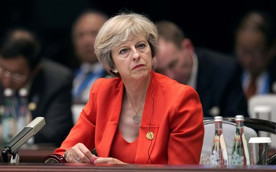 1. Theresa May, primeira-ministra do Reino Unido