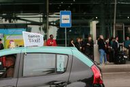 taxi manifestação 