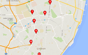 Mapa: Os 17 pontos de passagem dos seis mil táxis que prometem parar Lisboa