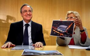 Santiago Bernabéu Florentino Perez Manuela Carmena