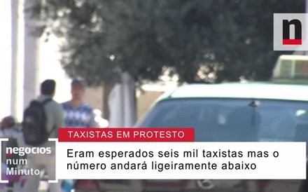 O que marcou os protestos dos taxistas esta manhã?