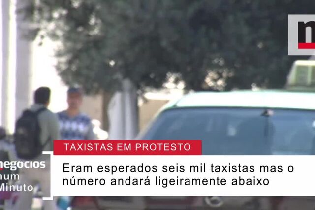 O que marcou os protestos dos taxistas esta manhã?