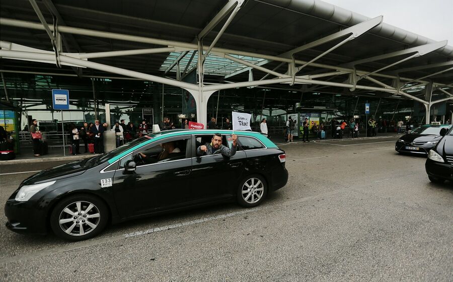 taxi manifestação 