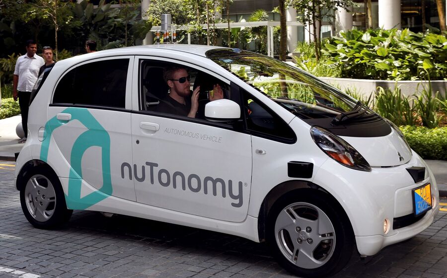 nuTonomy carro autónomo Singapura