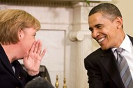 Estados Unidos, 3 de Novembro de 2009. Merkel viajou até Washington decorria ainda o primeiro ano do primeiro mandato de Obama.