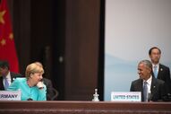 Angela Merkel Barack Obama