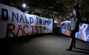 Protestos contra vitória de Trump