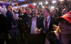 Da euforia à desilusão, os rostos da noite eleitoral nos EUA