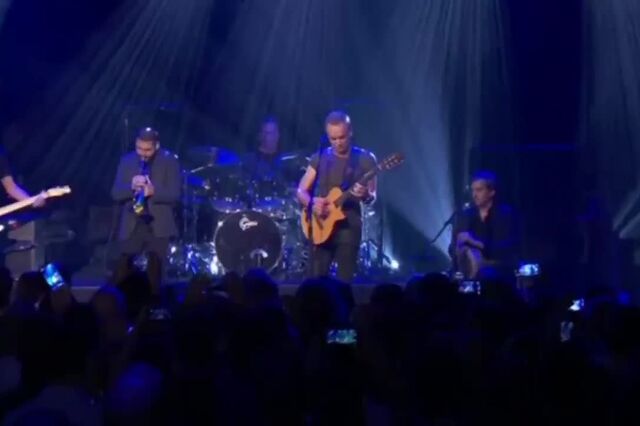 Sting reabre Bataclan depois de atentados de Paris