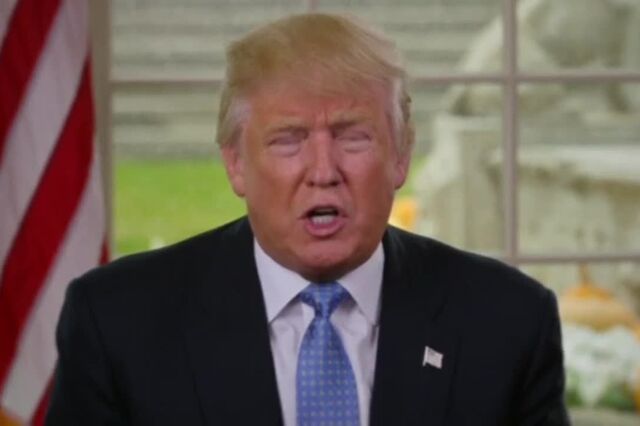 Trump volta a apelar à união numa mensagem em que já terminou com o 'God Bless America'