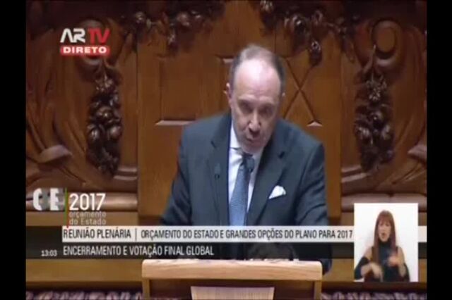 OE2017: PSD diz que executivo é “verdadeiro Governo de unidade das esquerdas” 