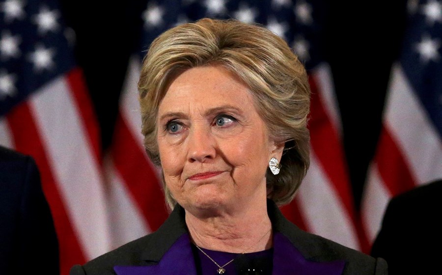 12º Hillary Clinton, 404 notícias - A democrata que perdeu as eleições para Donald Trump é uma das personalidades estrangeiras mais citadas nas notícias do Negócios 