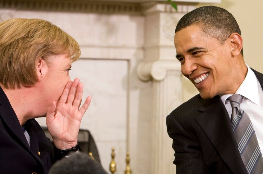 Casa Branca, 3 de Novembro de 2009. Merkel viajou até Washington decorria ainda o primeiro ano do primeiro mandato de Obama.