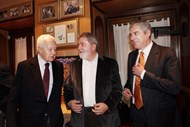 2011 - Mário Soares, Lula da Silva e José Sócrates jantam no restaurante Sol