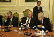 2007 - Reunião do Conselho de Estado, no Palácio de Belém, convocada após a demissão do presidente do governo Regional da Madeira, Alberto Joao Jardim