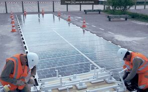 estrada solar painel paineis frança