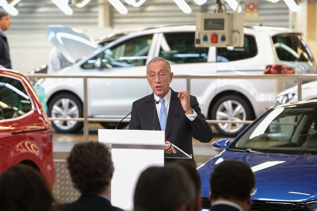 Marcelo agradece a Cavaco Silva e a Mira Amaral pela aposta na Autoeuropa há 25 anos