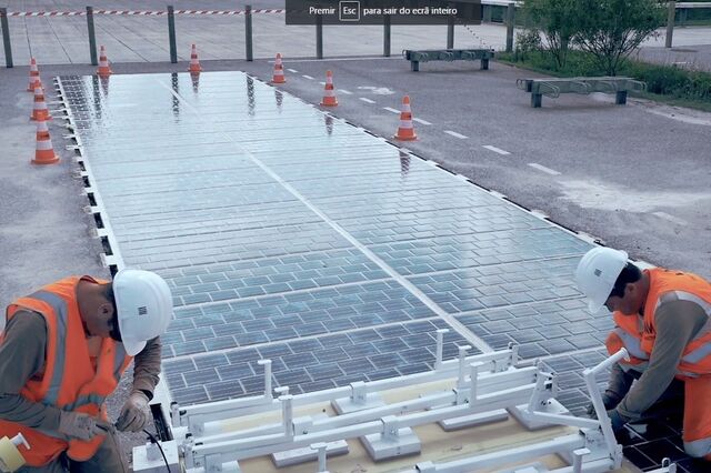 Primeira estrada que produz electricidade inaugurada em França