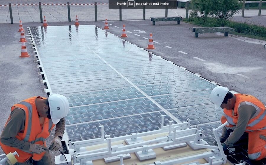 estrada solar painel paineis frança