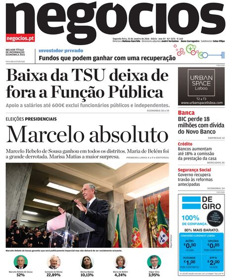 Marcelo ganha presidenciais