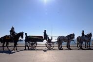 mário soares funeral cortejo