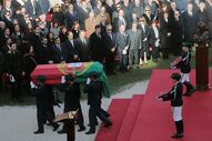 mário soares funeral cortejo