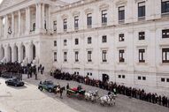 mário soares funeral cortejo