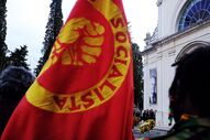 mário soares funeral cortejo