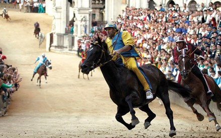 O banco patrocina, todos os verões, um evento muito antigo, a corrida de cavalos Palio di Siena.